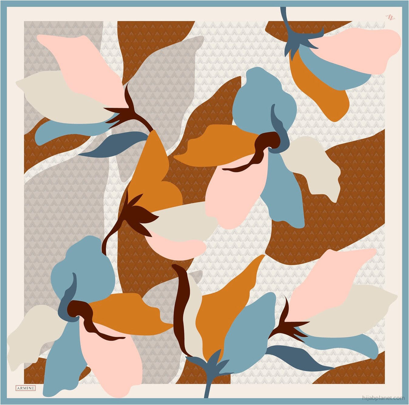 Armine Jonas Floral Silk Scarf #2 Silk Hijabs,Armine Armine 