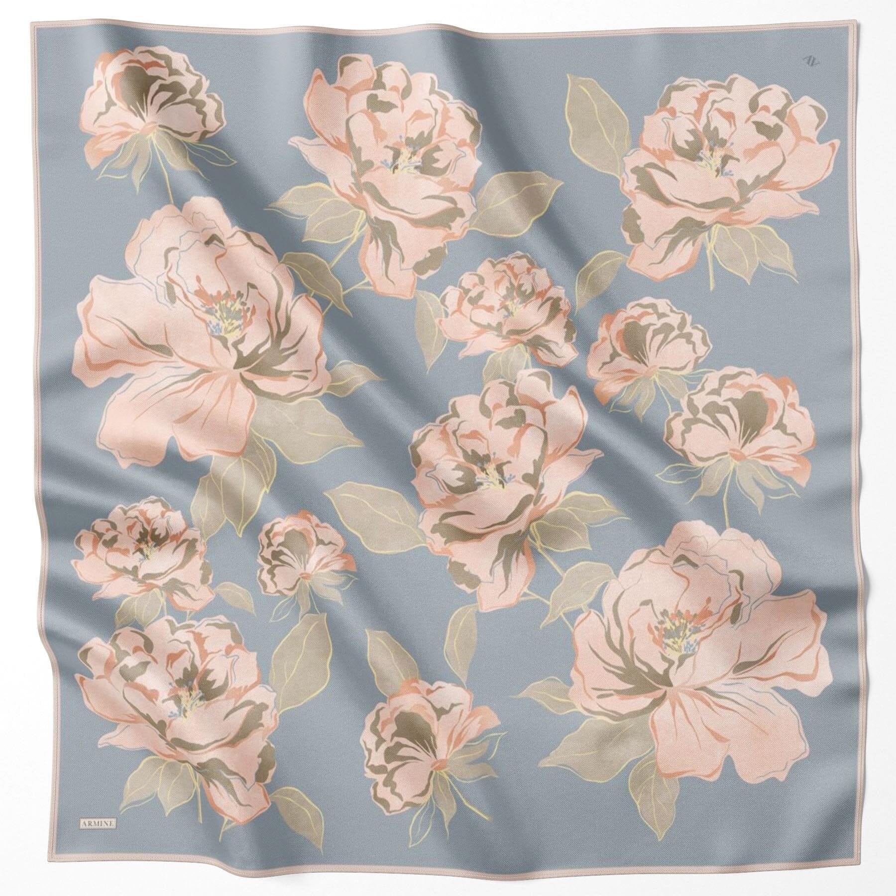 Armine Khadija Turkish Silk Scarf #81 Silk Hijabs,Armine Armine 