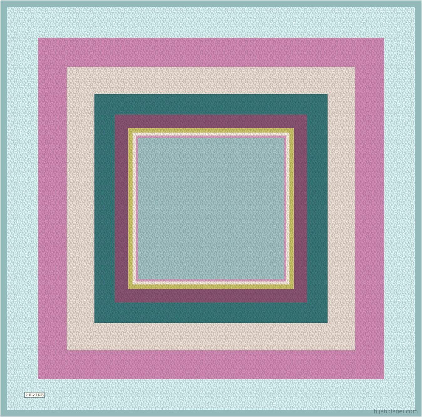 Armine Lapis Fancy Silk Scarf #33 Silk Hijabs,Armine Armine 