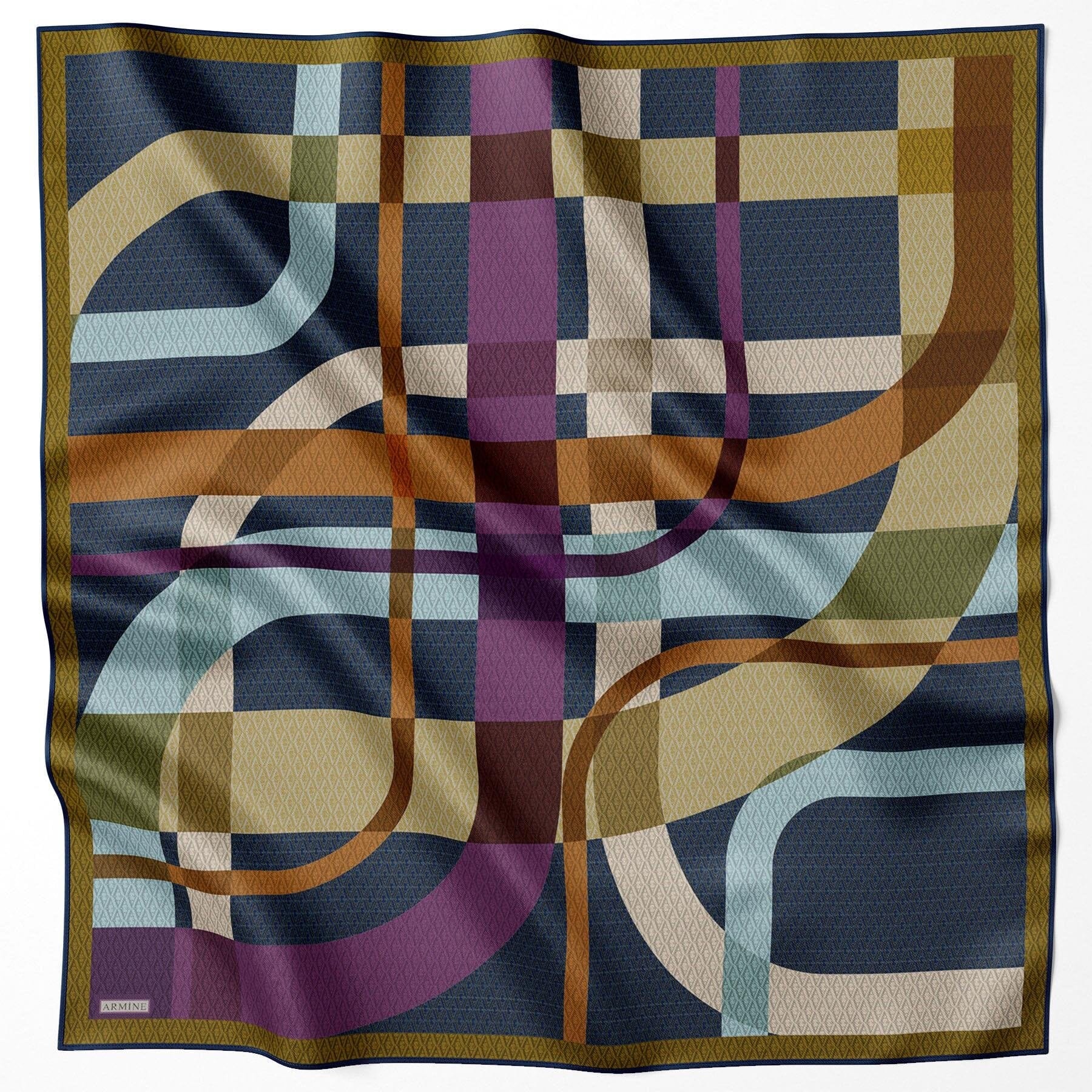 Armine Linea Contemporary Silk Scarf #80 Silk Hijabs,Armine Armine 