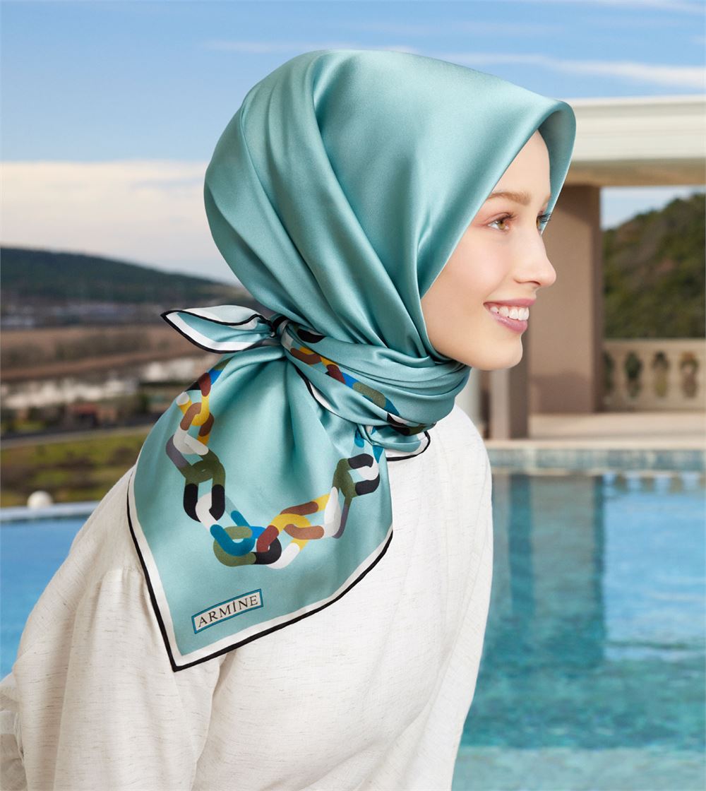 Armine Moda Everyday Silk Scarf #56 Silk Hijabs,Armine Armine 