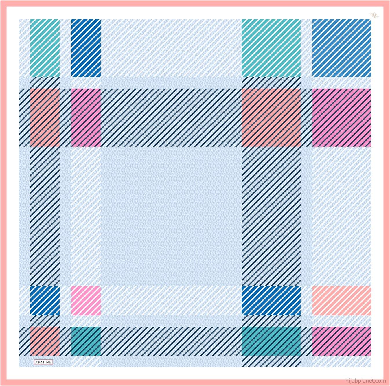 Armine Paxton Fancy Silk Scarf #31 Silk Hijabs,Armine Armine 