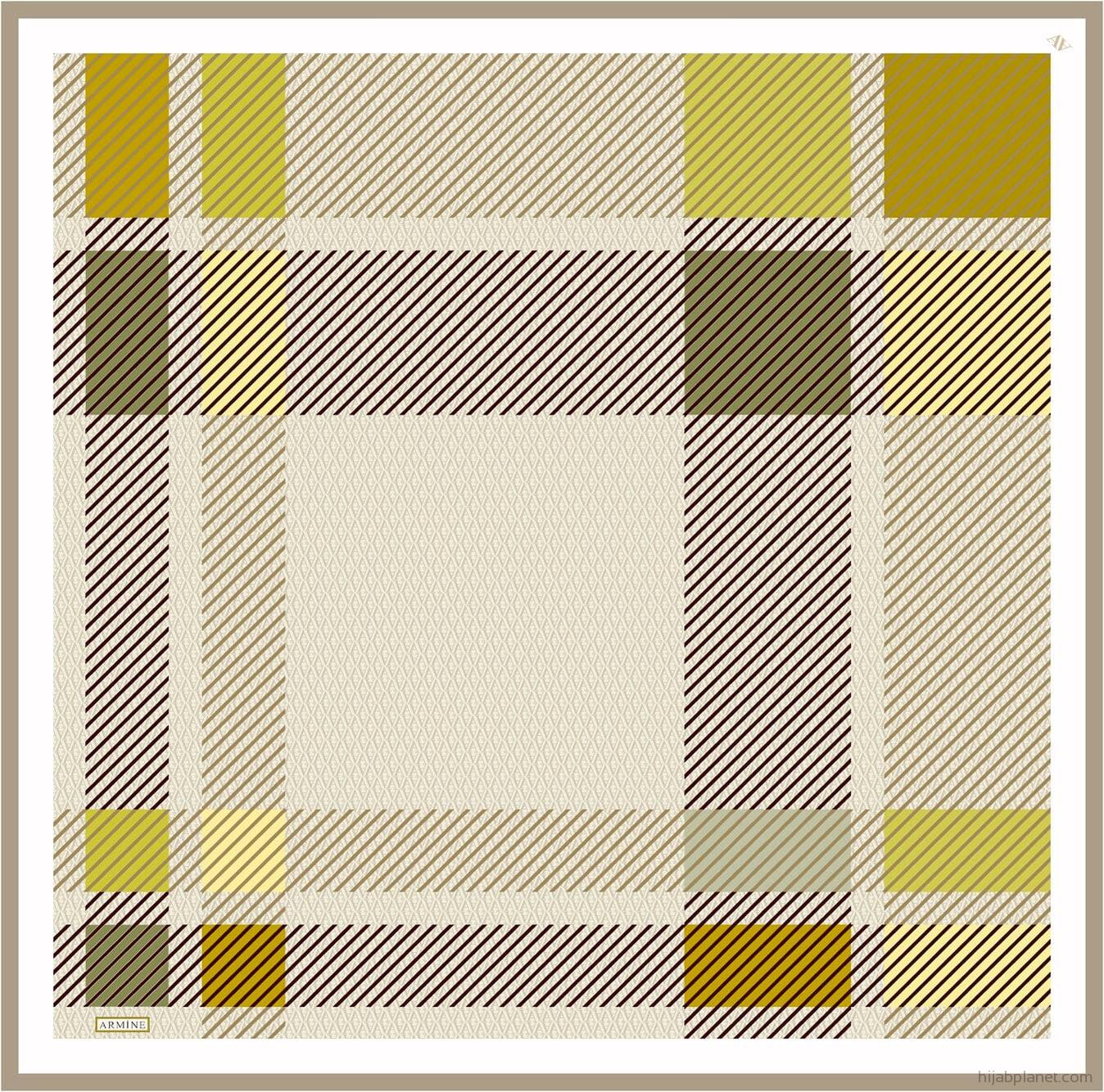 Armine Paxton Fancy Silk Scarf #33 Silk Hijabs,Armine Armine 