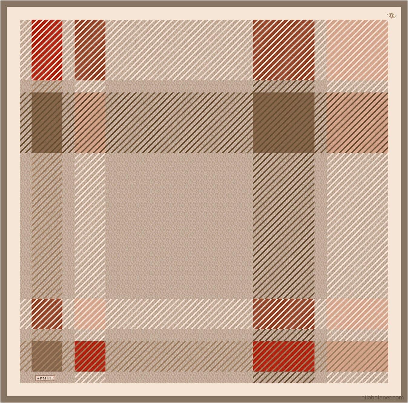 Armine Paxton Fancy Silk Scarf #4 Silk Hijabs,Armine Armine 