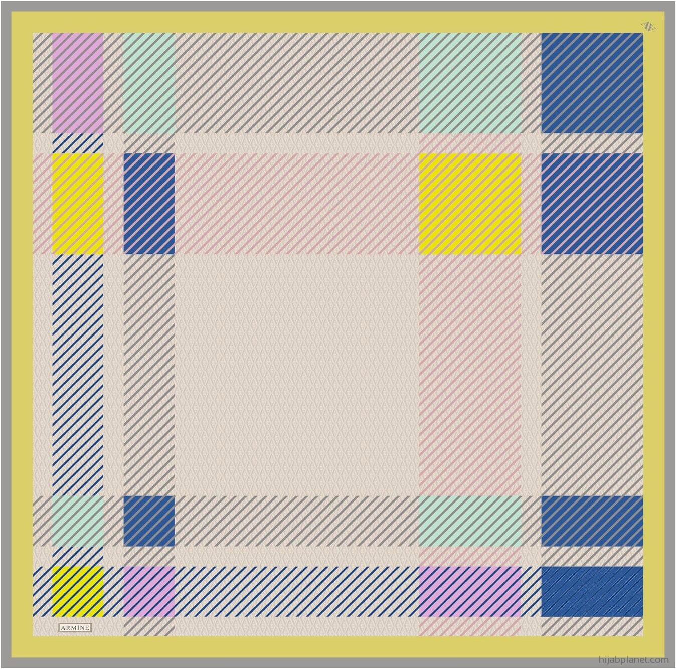 Armine Paxton Fancy Silk Scarf #80 Silk Hijabs,Armine Armine 