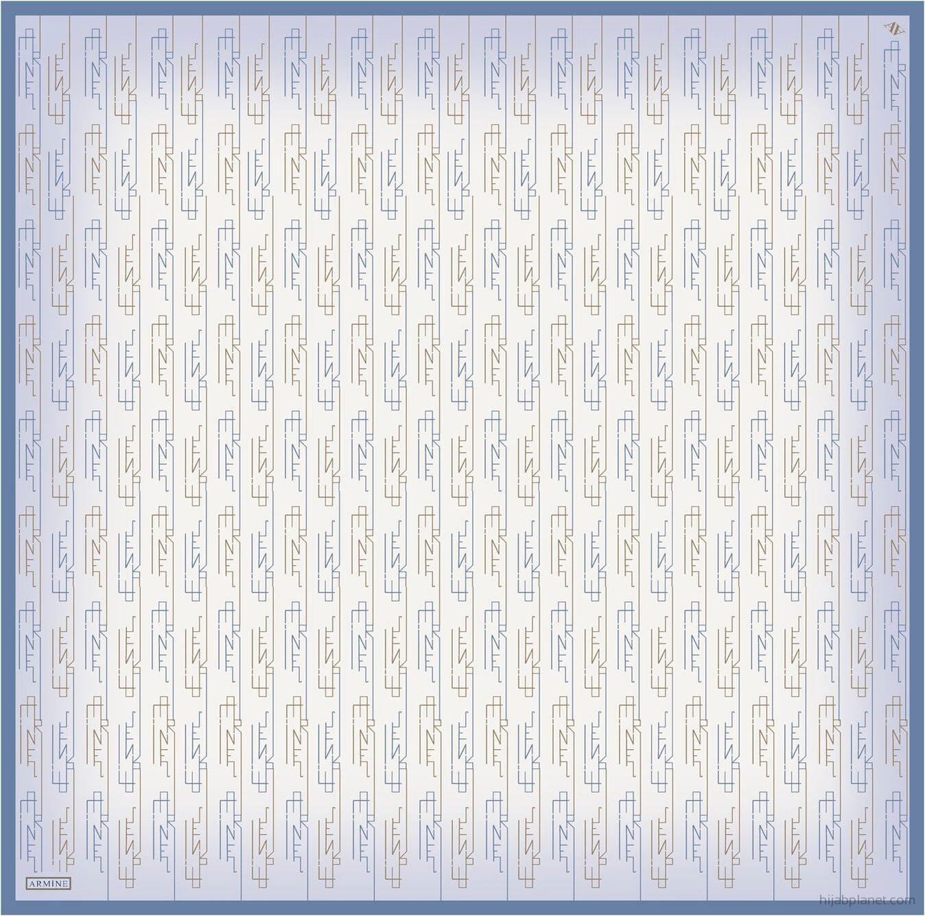 Armine Pisces Abstract Silk Scarf #4 Silk Hijabs,Armine Armine 