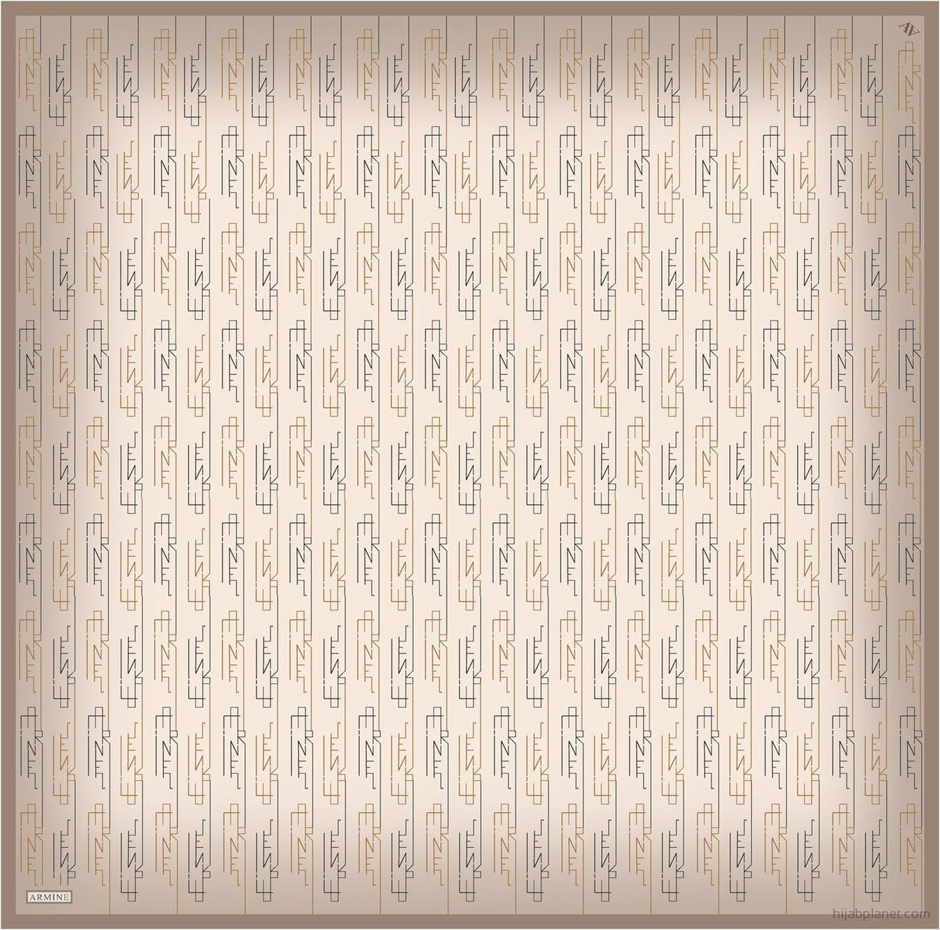 Armine Pisces Abstract Silk Scarf #52 Silk Hijabs,Armine Armine 