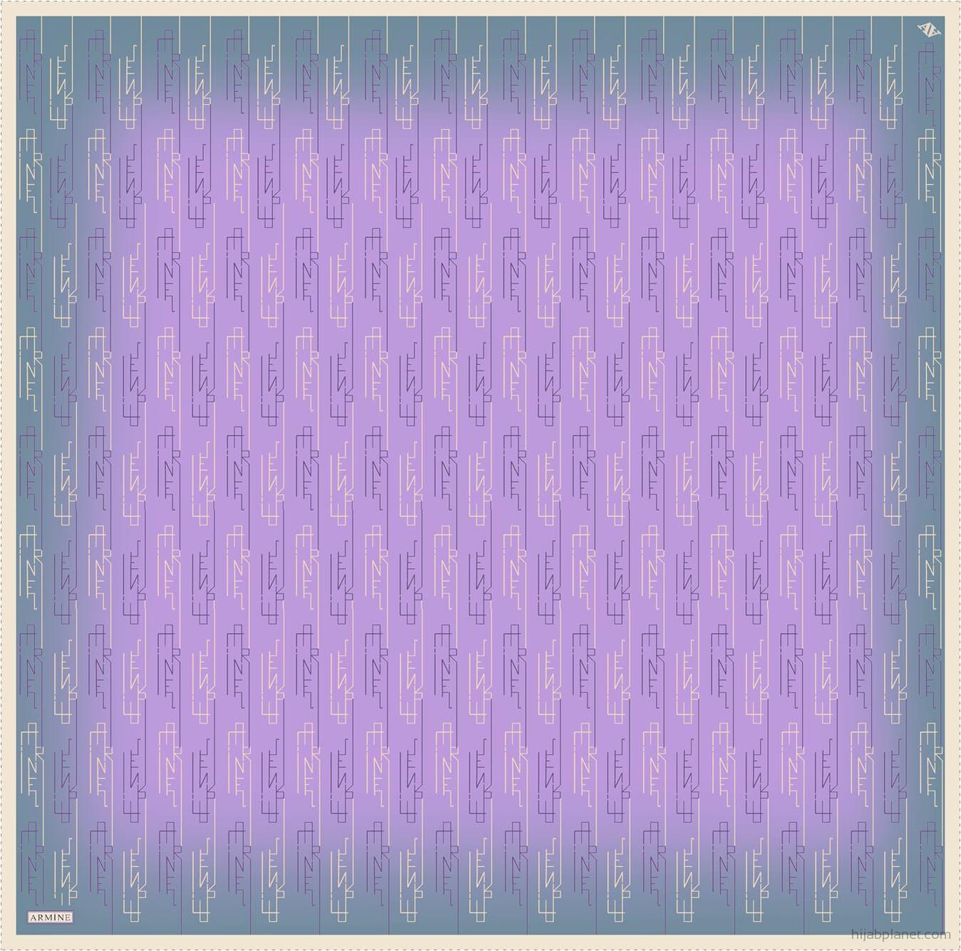 Armine Pisces Abstract Silk Scarf #82 Silk Hijabs,Armine Armine 