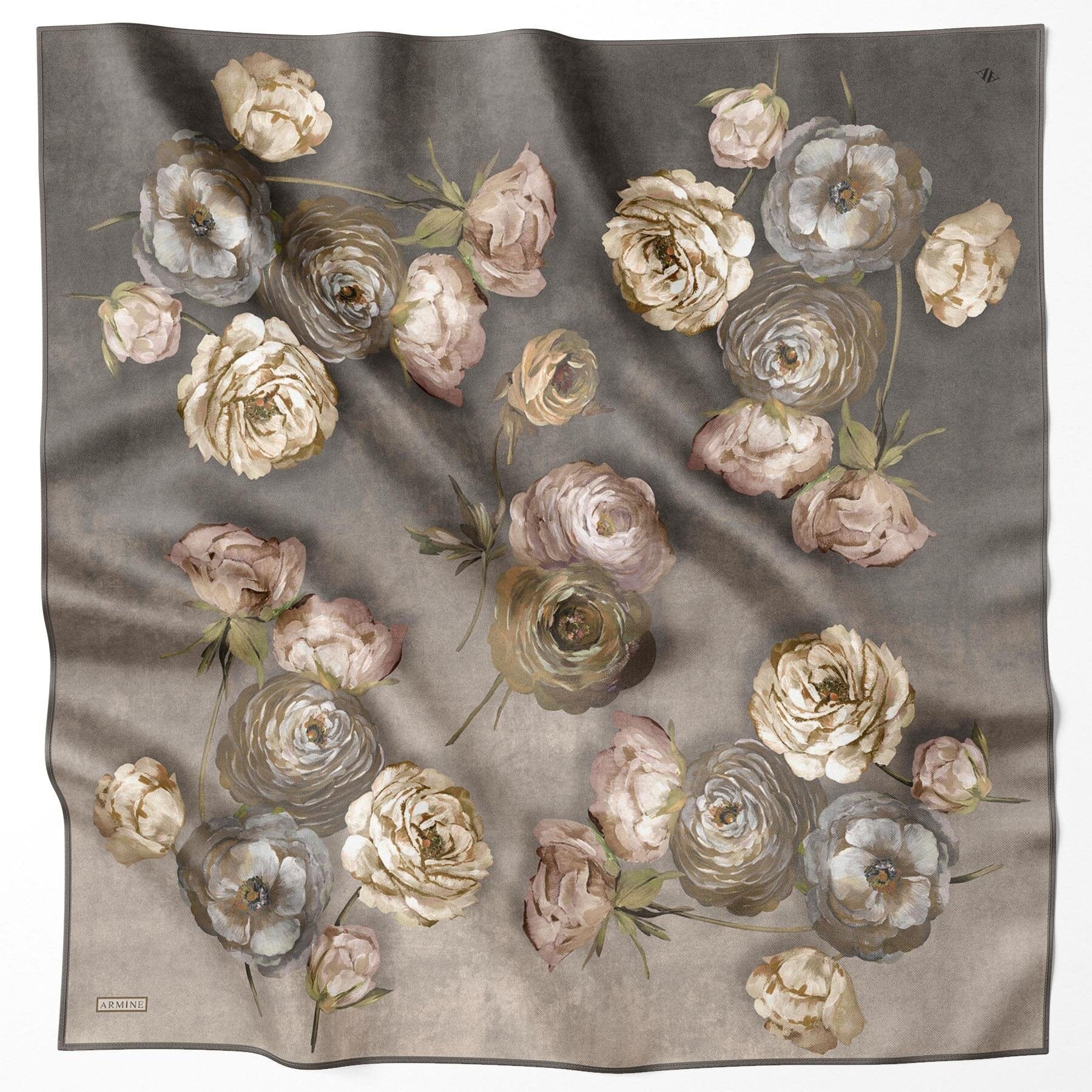 Armine Rosabella Turkish Silk Scarf #35 Silk Hijabs,Armine Armine 