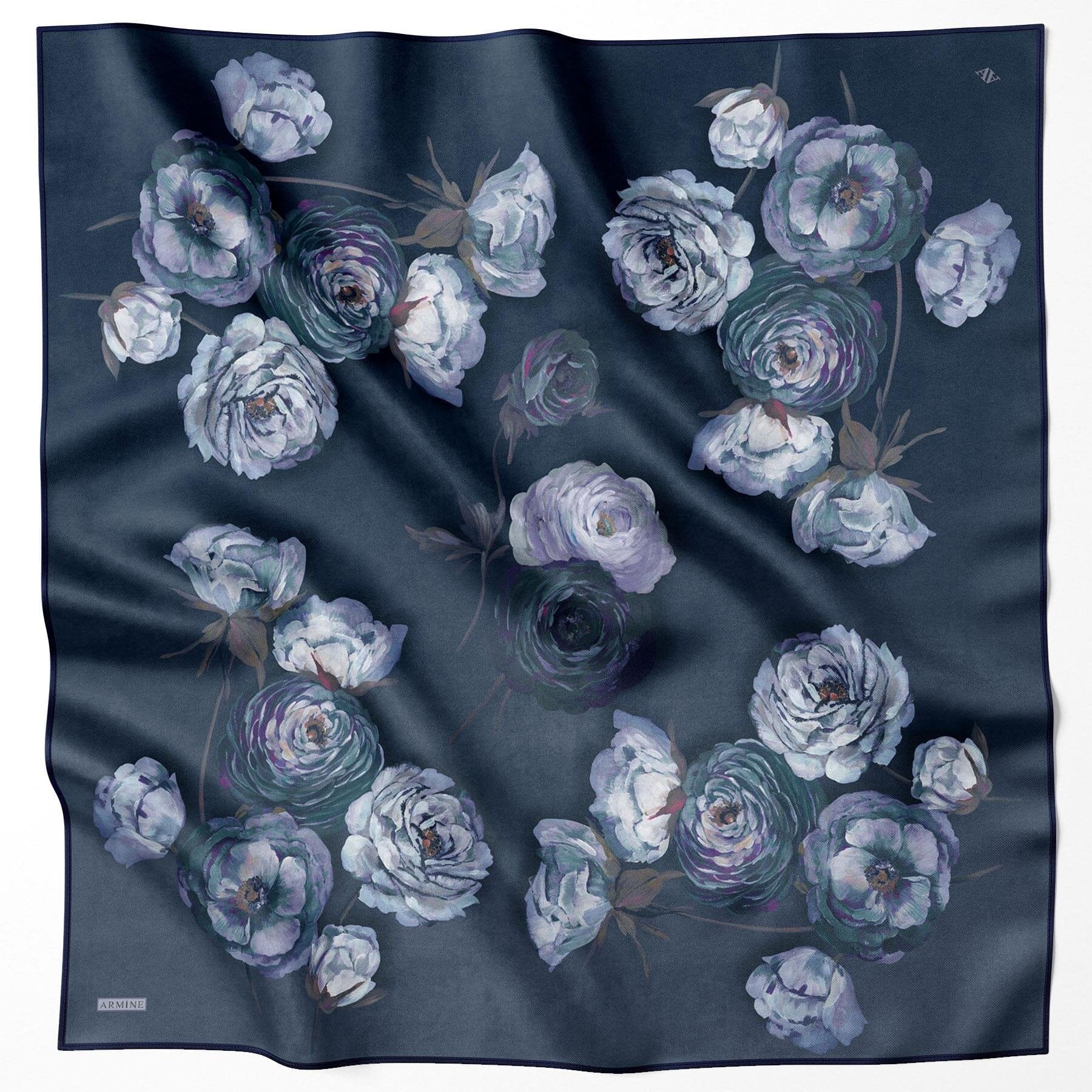 Armine Rosabella Turkish Silk Scarf #56 Silk Hijabs,Armine Armine 