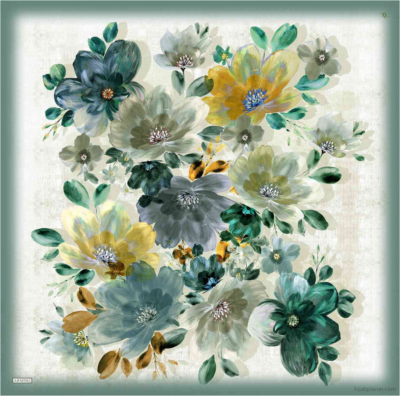 Armine Spring Delight Woman Silk Scarf #54 Silk Hijabs,Armine Armine 