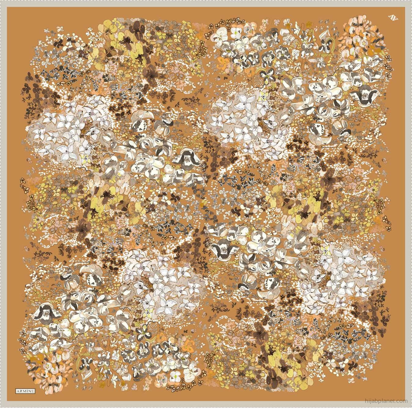 Armine Spring Tide Floral Silk Scarf #84 Silk Hijabs,Armine Armine 