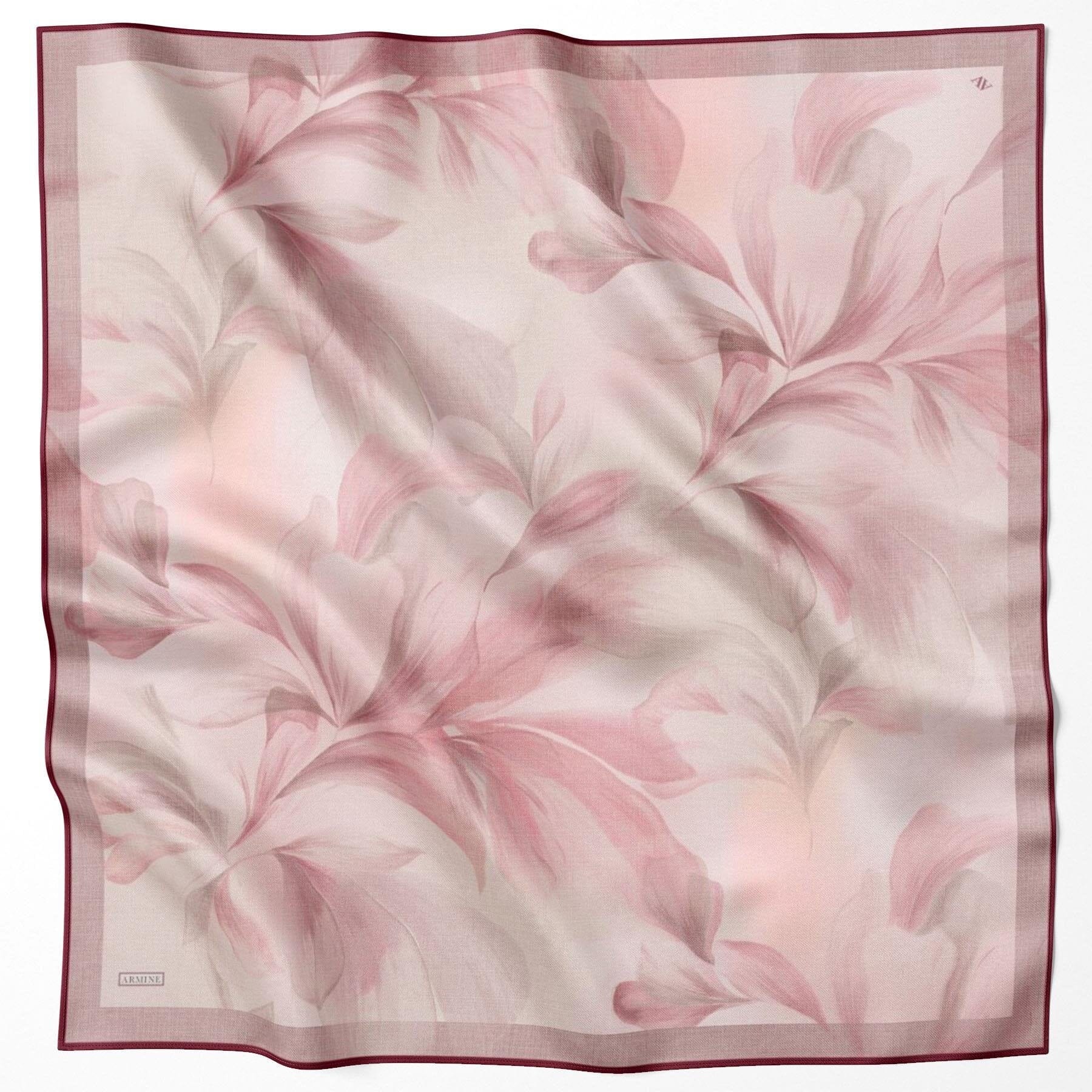 Armine Yulia Floral Silk Scarf #8 Silk Hijabs,Armine Armine 