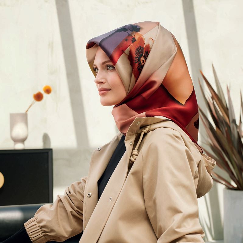 Armine Xora Turkish Silk Scarf No. 9 - Beautiful Hijab Styles