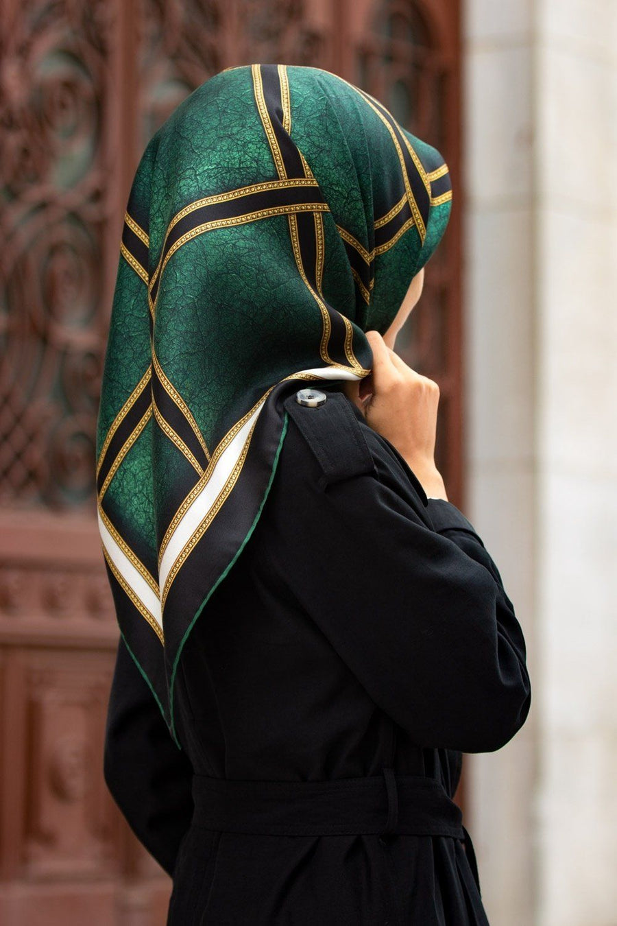 Vissona Chana Turkish Silk Scarf No. 7 - Beautiful Hijab Styles