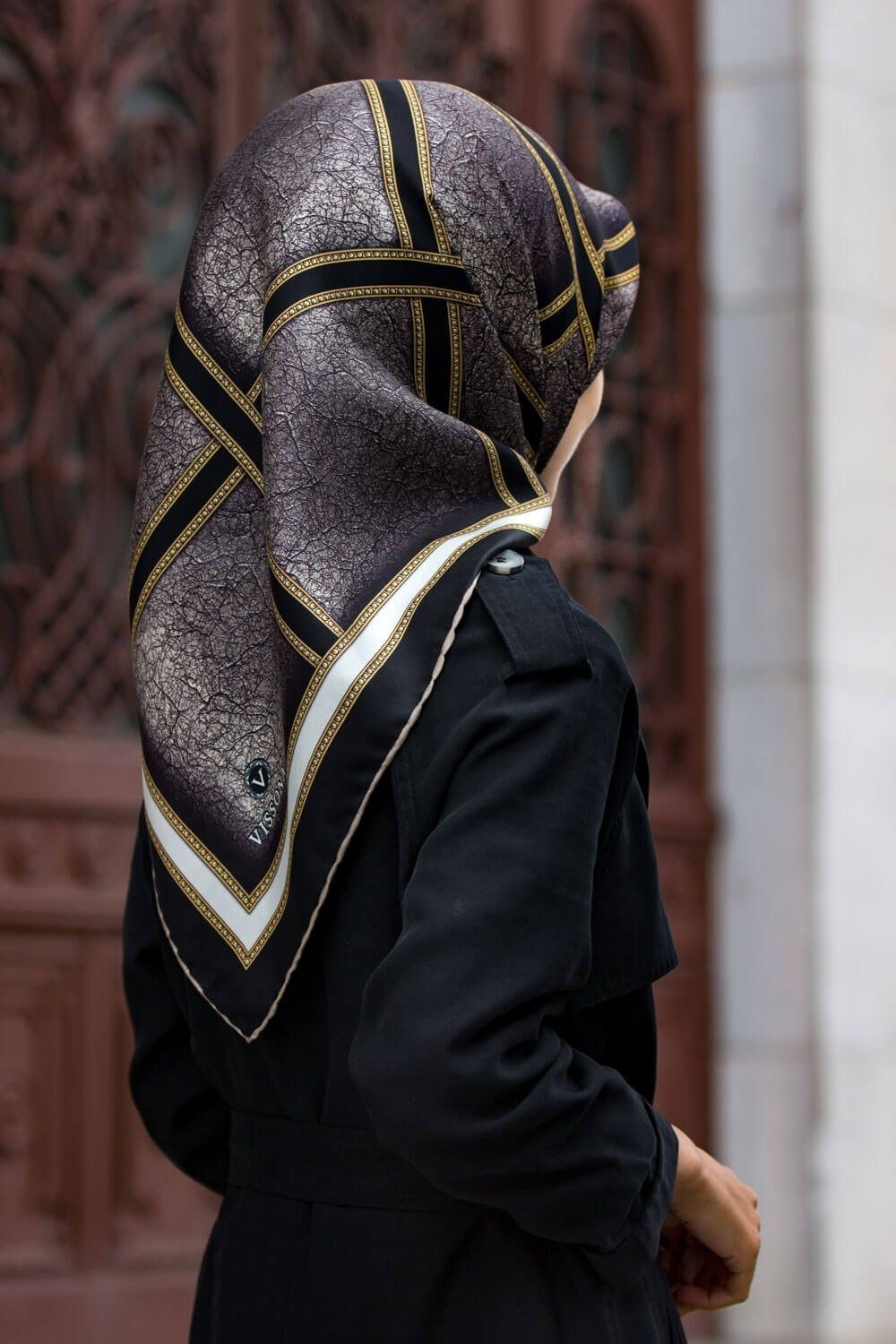 Vissona Chana Turkish Silk Scarf No. 2 - Beautiful Hijab Styles