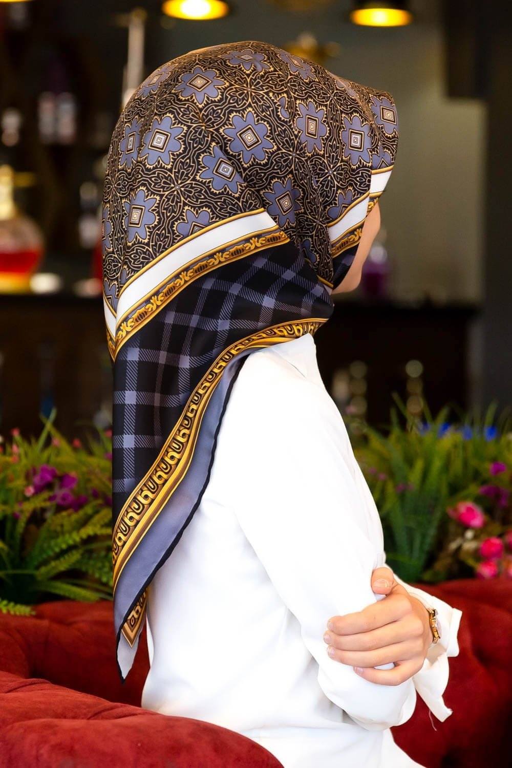 Vissona Chaya Women Silk Scarf No. 3 - Beautiful Hijab Styles