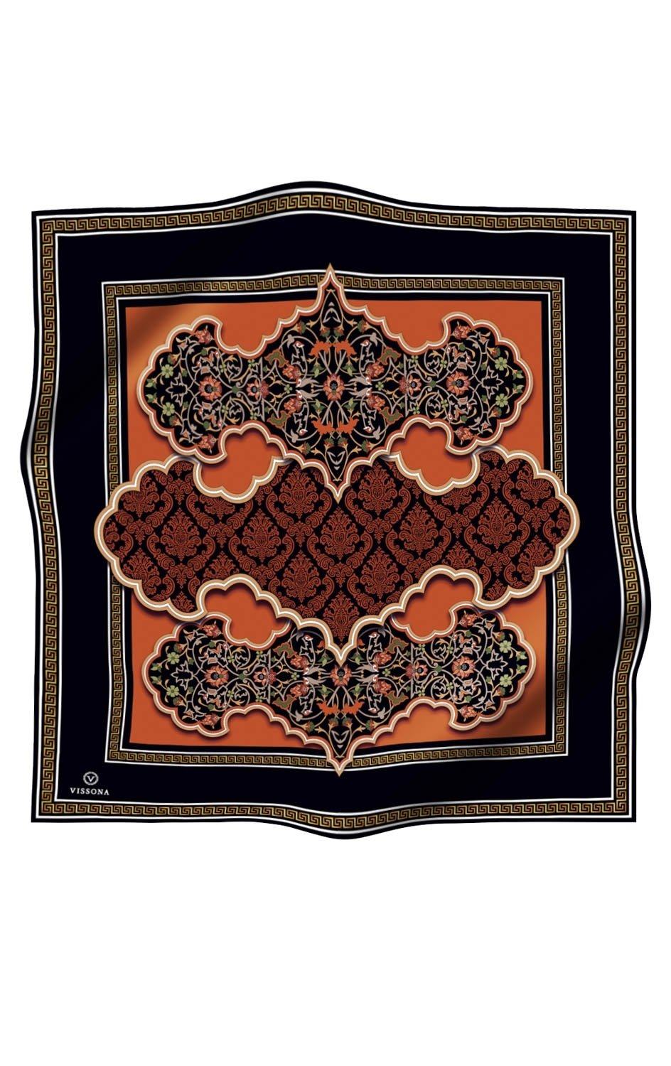 Vissona Monroe Women Silk Scarf No. 9 - Beautiful Hijab Styles