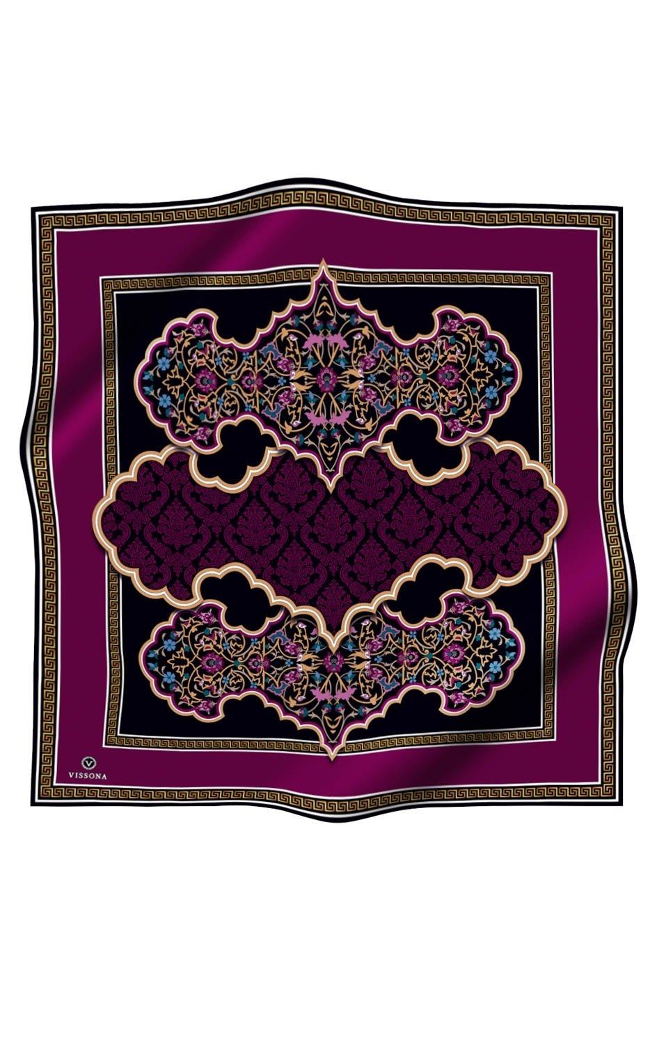 Vissona Monroe Women Silk Scarf No. 6 - Beautiful Hijab Styles