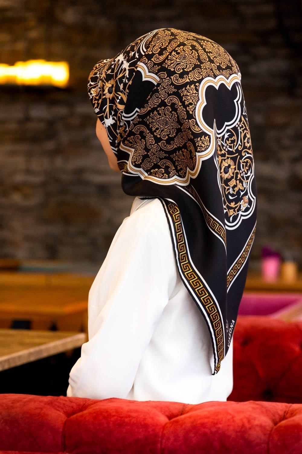 Vissona Monroe Women Silk Scarf No. 7 - Beautiful Hijab Styles
