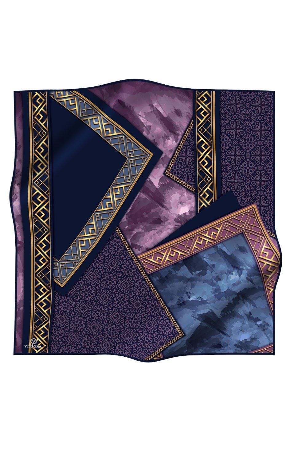 Vissona Brooklyn Women Silk Scarf No. 5 - Beautiful Hijab Styles