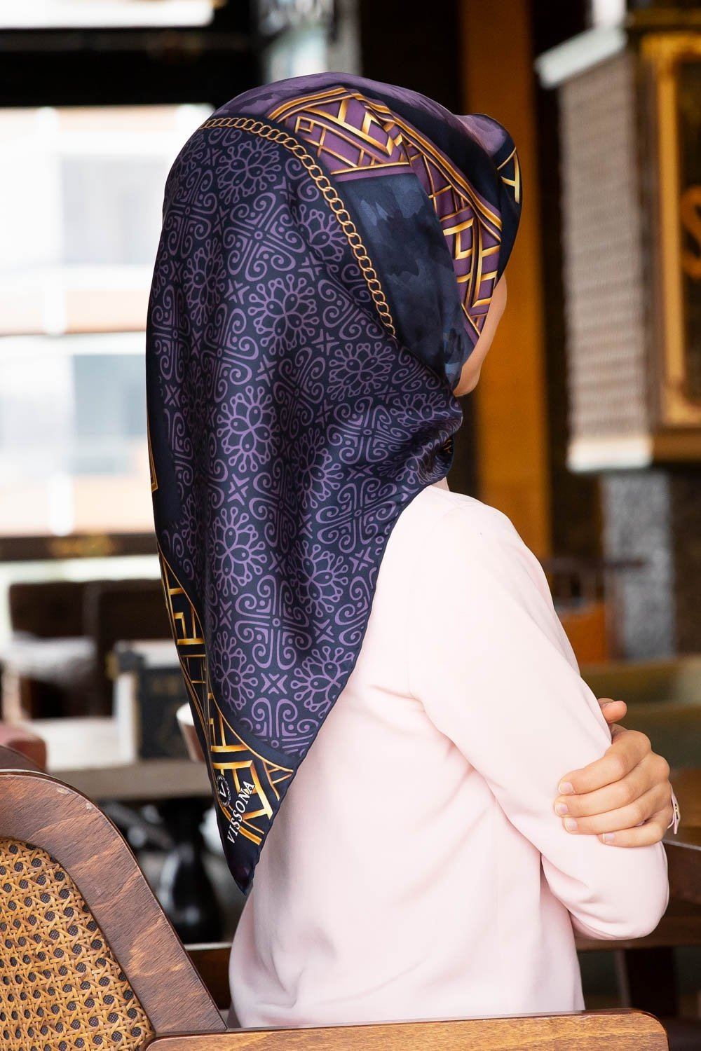 Vissona Brooklyn Women Silk Scarf No. 5 - Beautiful Hijab Styles