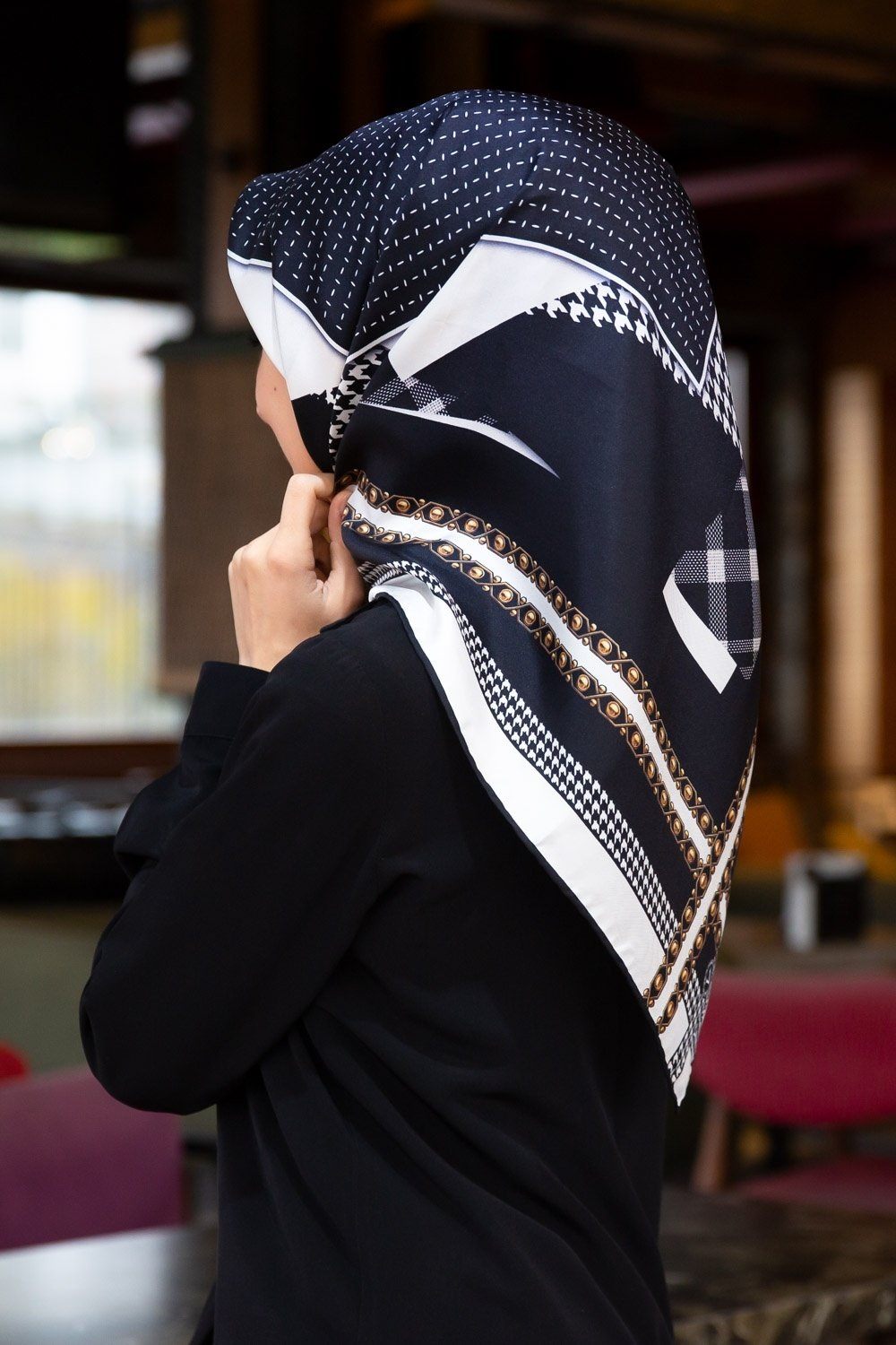 Vissona Sara Turkish Silk Scarf No. 9 - Beautiful Hijab Styles