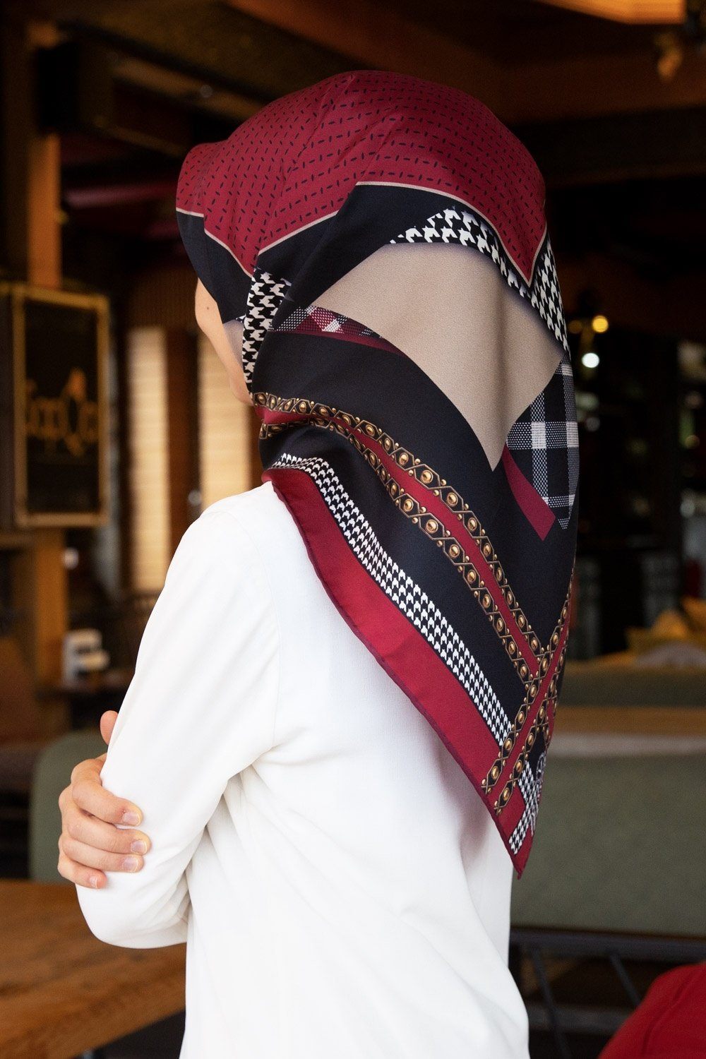 Vissona Sara Turkish Silk Scarf No. 5 - Beautiful Hijab Styles