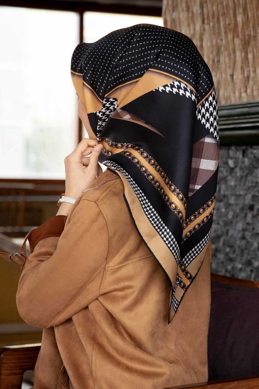 Vissona Sara Turkish Silk Scarf No. 8 - Beautiful Hijab Styles