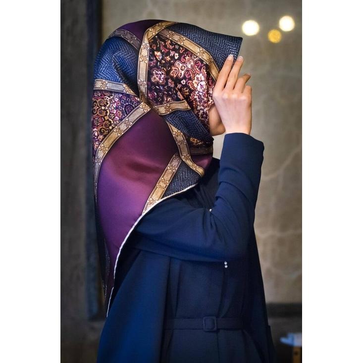 Vissona Lorrena Turkish Silk Scarf No. 7 - Beautiful Hijab Styles