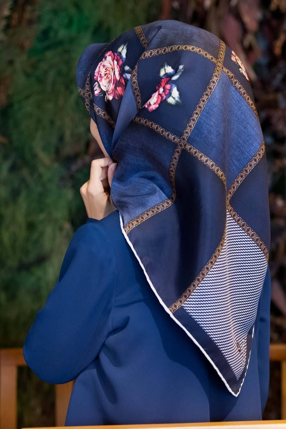 Vissona November Silk Twill Scarf No. 8 - Beautiful Hijab Styles