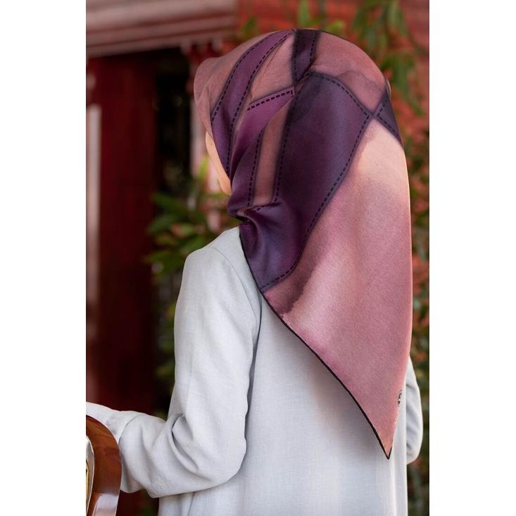 Vissona Pinkoi Turkish Silk Scarf - Beautiful Hijab Styles