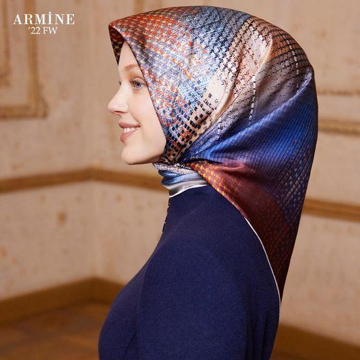 Armine Lauren Silk Scarf Wrap No. 33 - Beautiful Hijab Styles