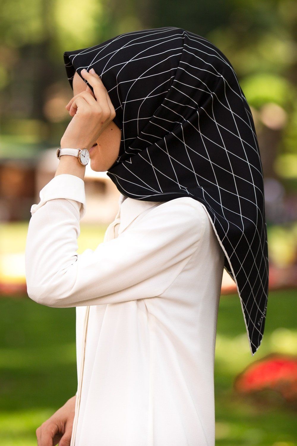 Vissona Diana Women Silk Scarf No. 9 - Beautiful Hijab Styles