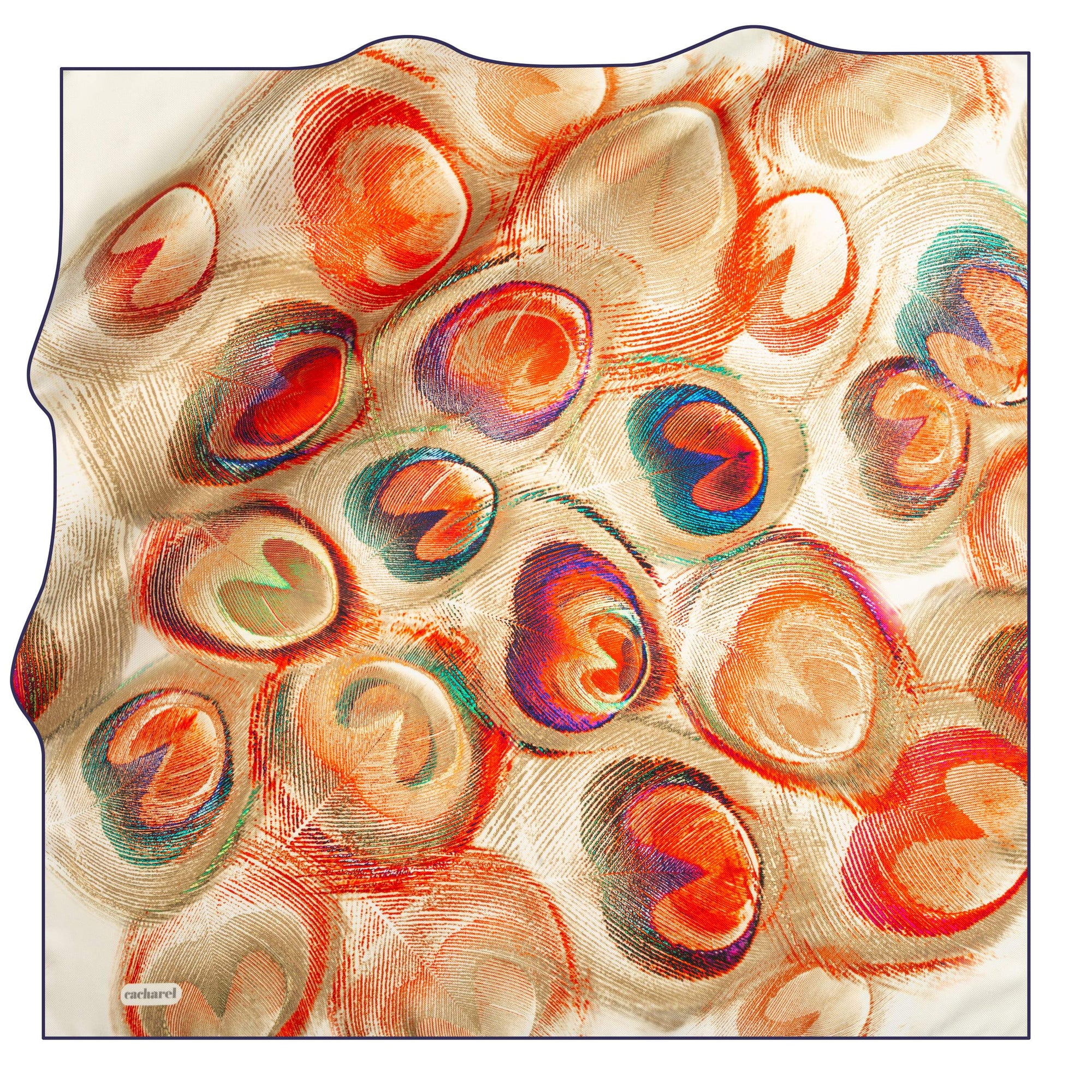 Cacharel Silk Twill Scarf Valentine No. 13 - Beautiful Hijab Styles