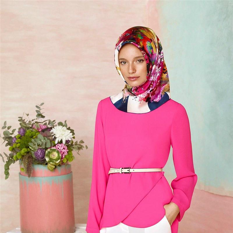 Aker Natasha Turkish Silk Hijab No. 22 - Beautiful Hijab Styles