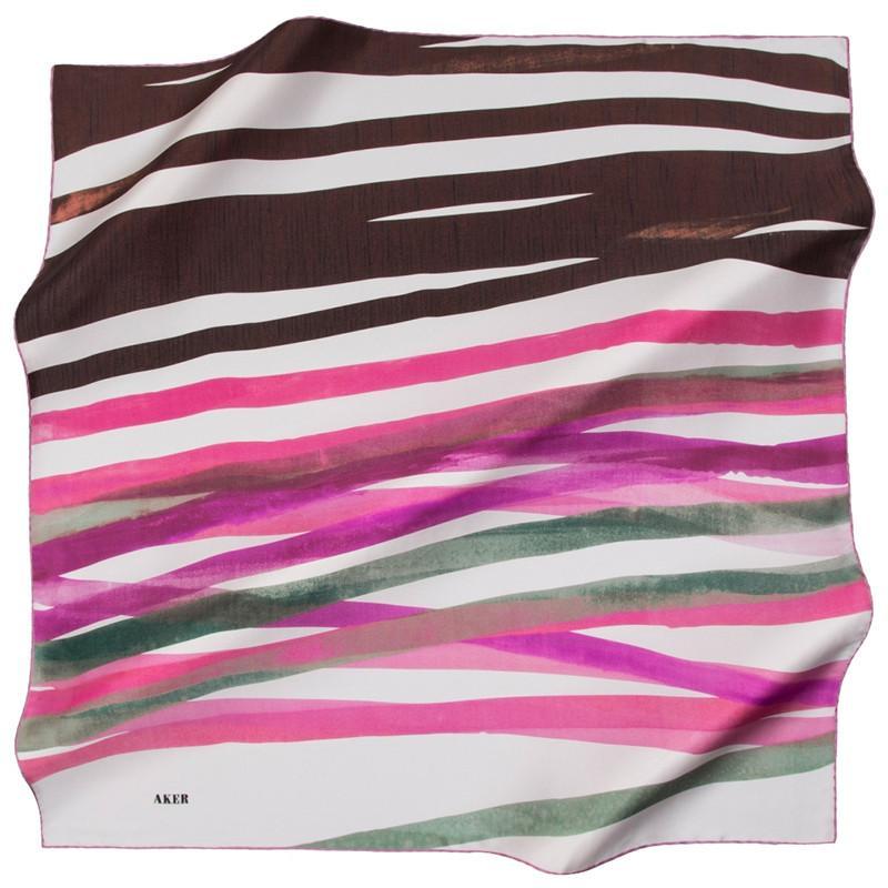 Aker Open Your Eyes To Beauty With This Bold Silk Scarf - Beautiful Hijab Styles