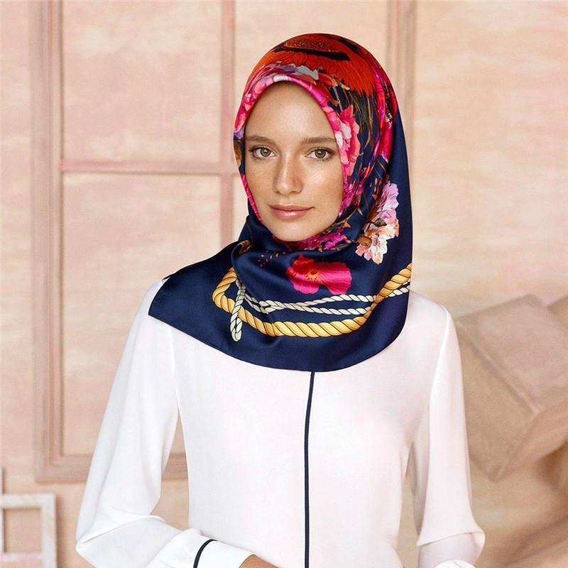 Aker Sashi Silk Scarves: Eloquent Turkish Designed Fashion Scarves - Beautiful Hijab Styles