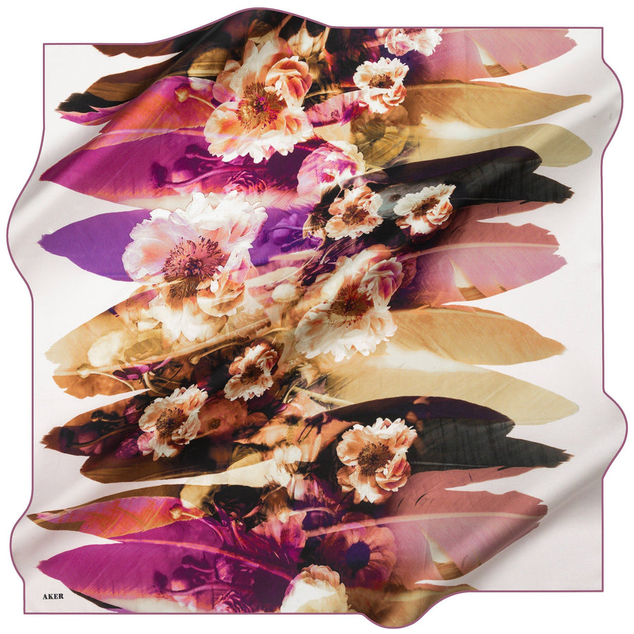 Aker Hawaiian Paradise Silk Scarf No. 91 - Beautiful Hijab Styles