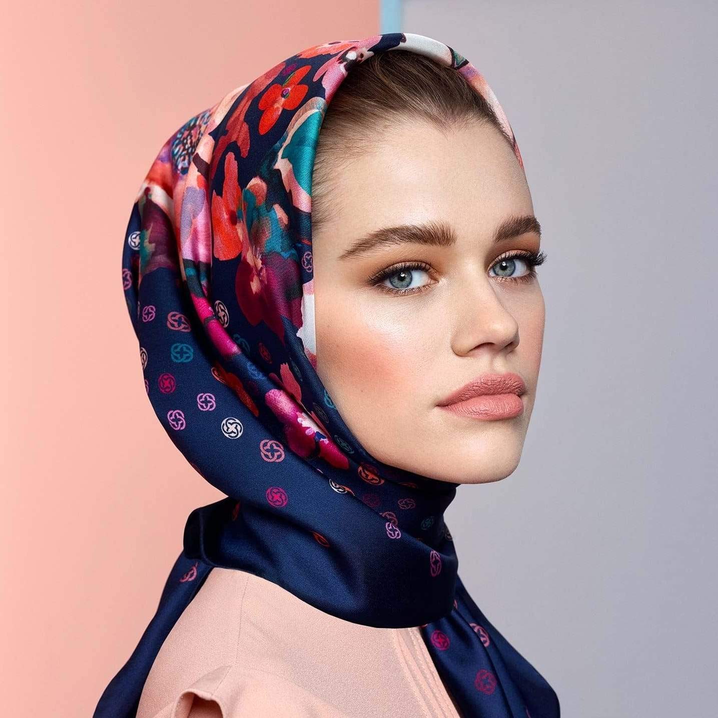 Aker Felize Women Silk Scarf No. 21 - Beautiful Hijab Styles