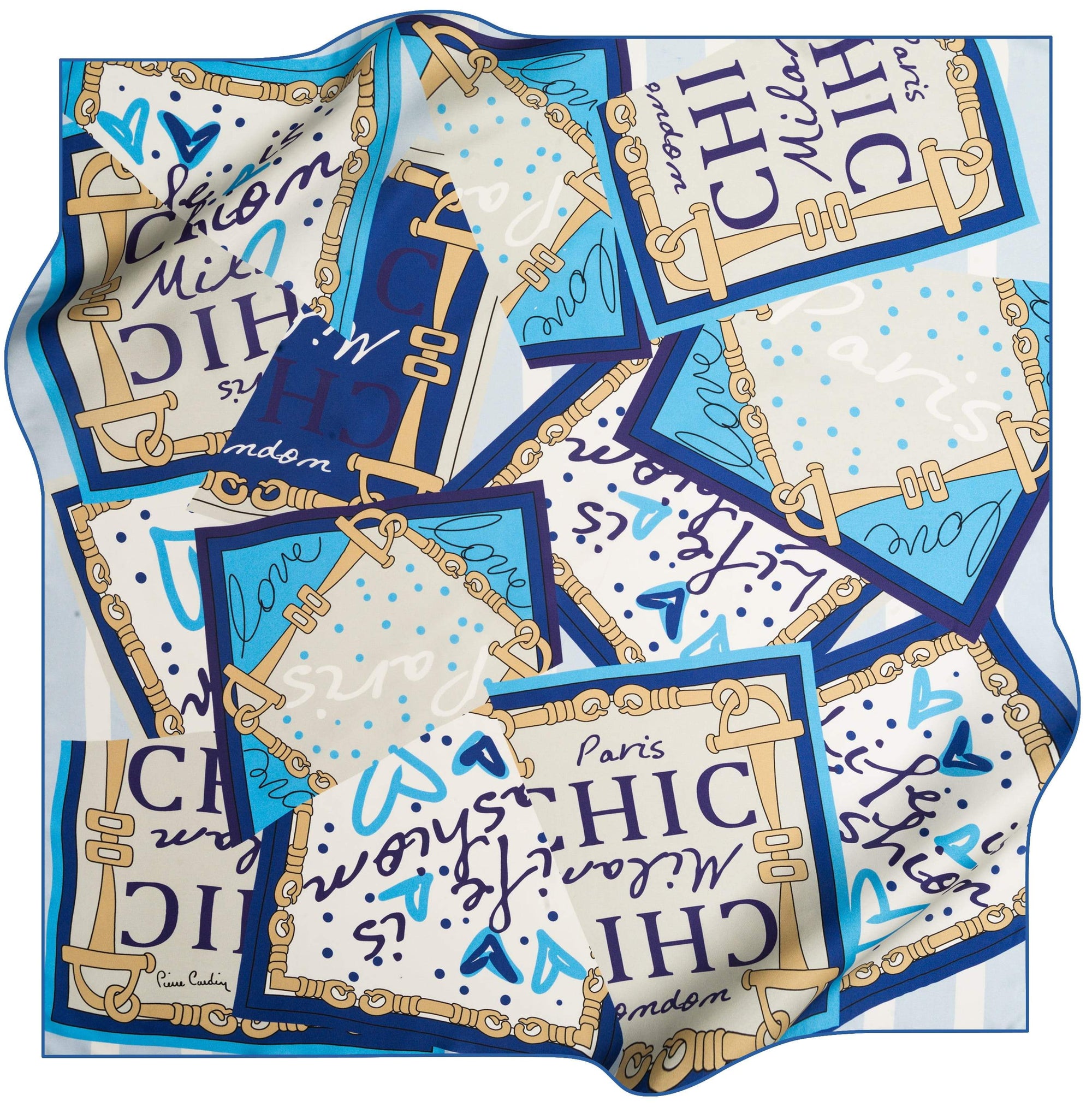 Pierre Cardin Soei So French Scarf No. 23 - Beautiful Hijab Styles