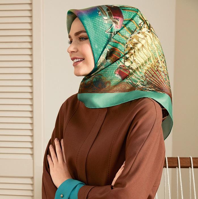 Armine Azalea Whimsical Silk Scarf - Beautiful Hijab Styles