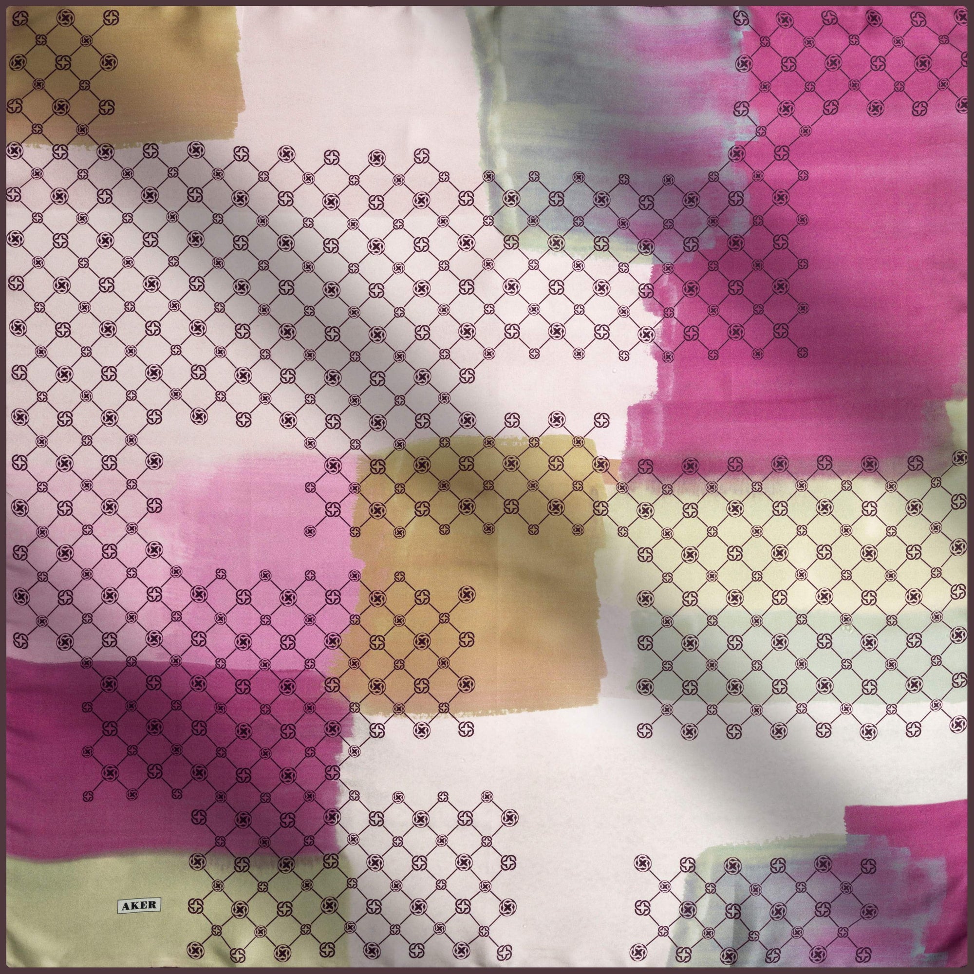 Aker Dali Designer Silk Scarf No. 91 - Beautiful Hijab Styles