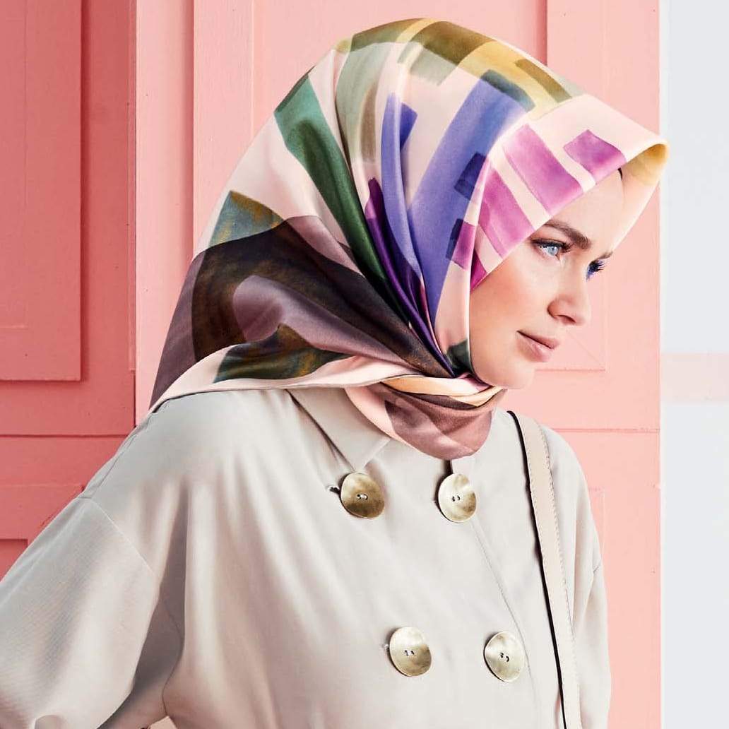 Armine : Alice Simple Elegance Silk Scarf - Beautiful Hijab Styles