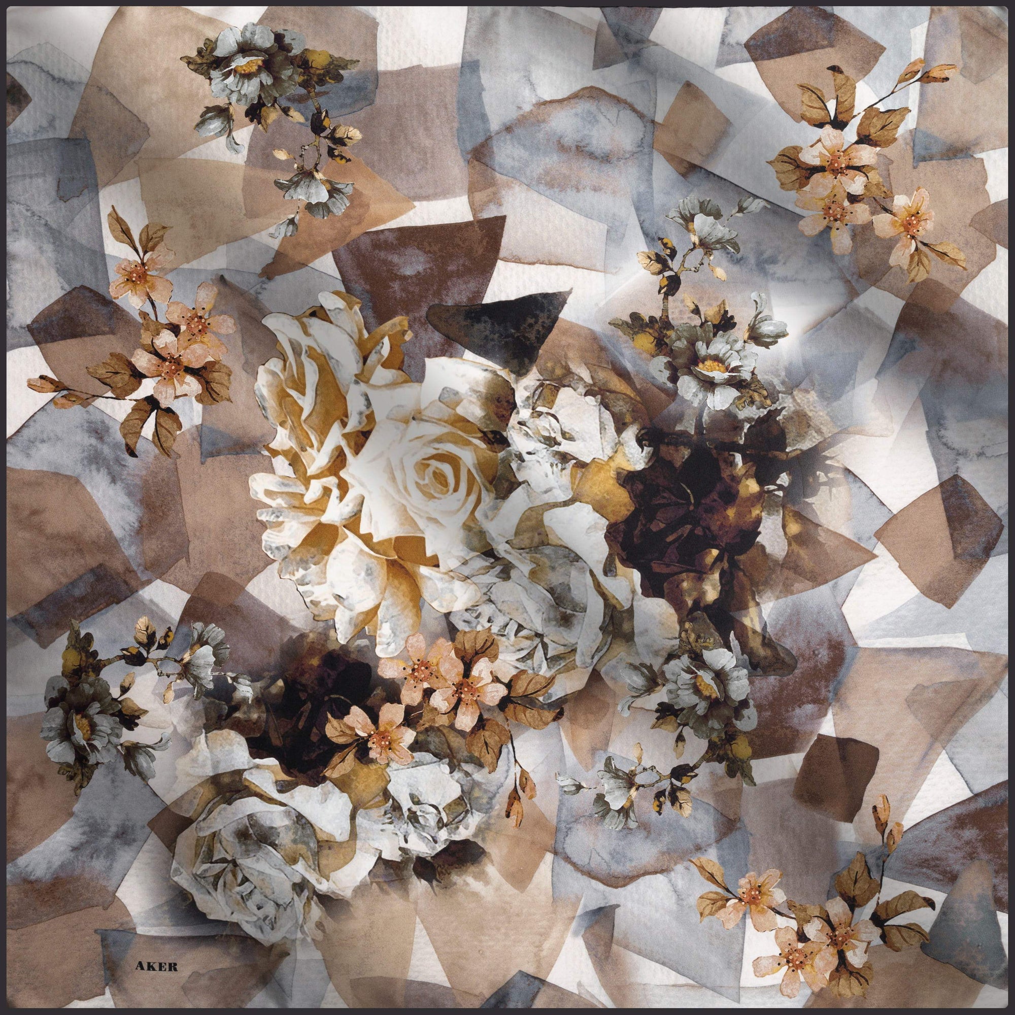 Aker Dreamscape Silk Scarf No. 12 - Beautiful Hijab Styles