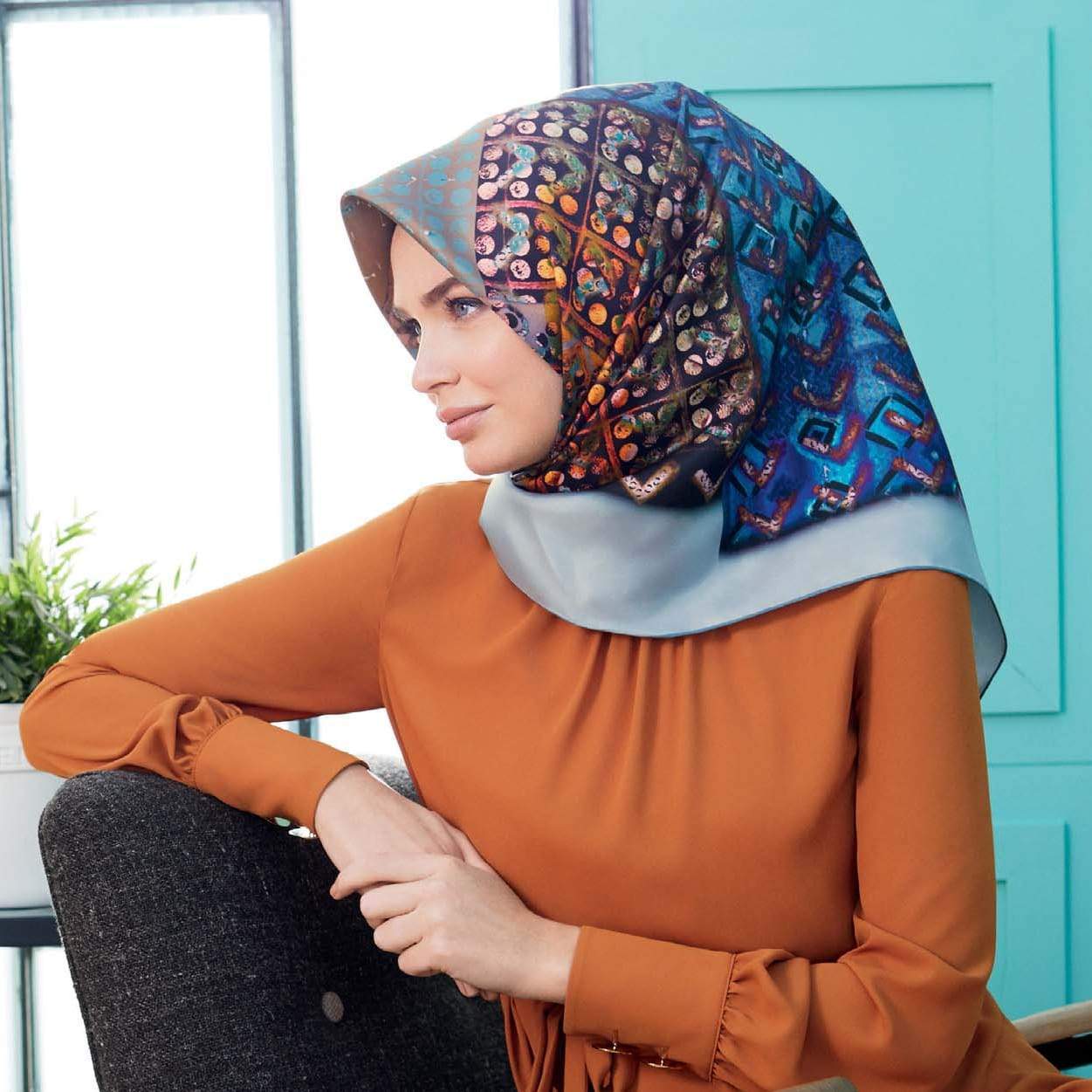 Armine : Amelia Classy Silk Scarf - Beautiful Hijab Styles