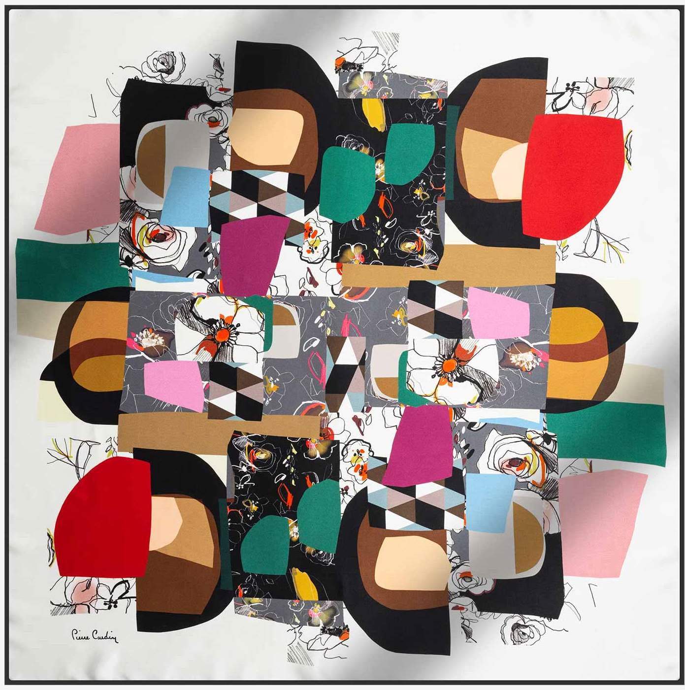 Pierre Cardin Miro Silk Scarf No. 12 - Beautiful Hijab Styles