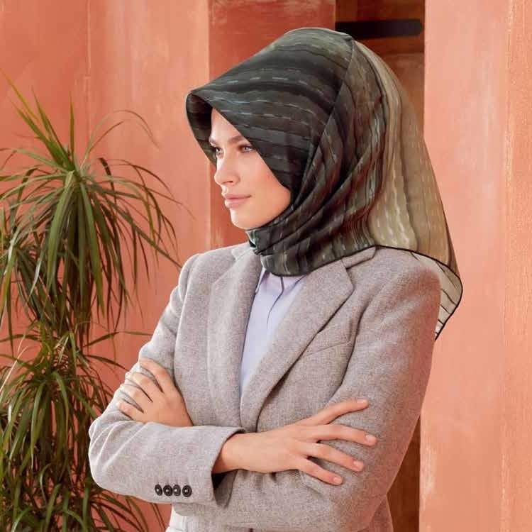 Armine :  A Sense of Style Luxury Silk Scarf for Women - Beautiful Hijab Styles