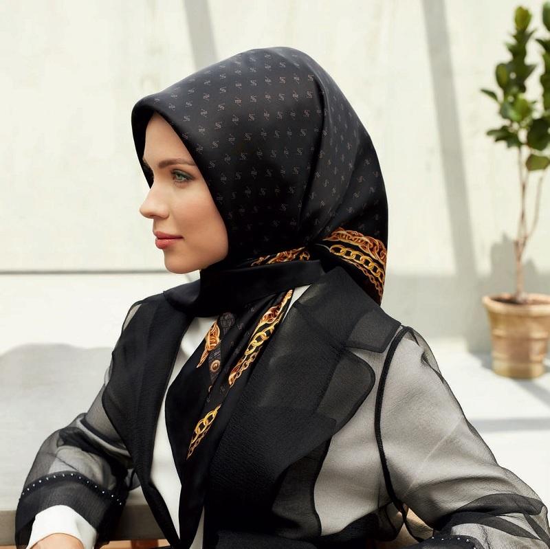 Armine Signature Turkish Silk Scarf No. 9 - Beautiful Hijab Styles