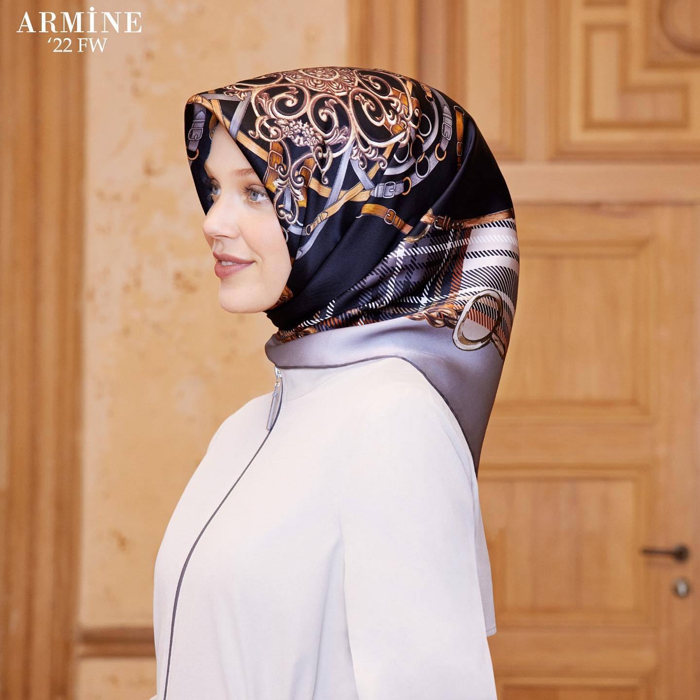 Armine Denali Women Silk Scarf No. 31 - Beautiful Hijab Styles